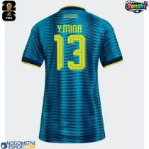 Ženski Nogometni dresi Kolumbija Yerry Mina #13 Gostujoči SP 2026 Kratek Rokav